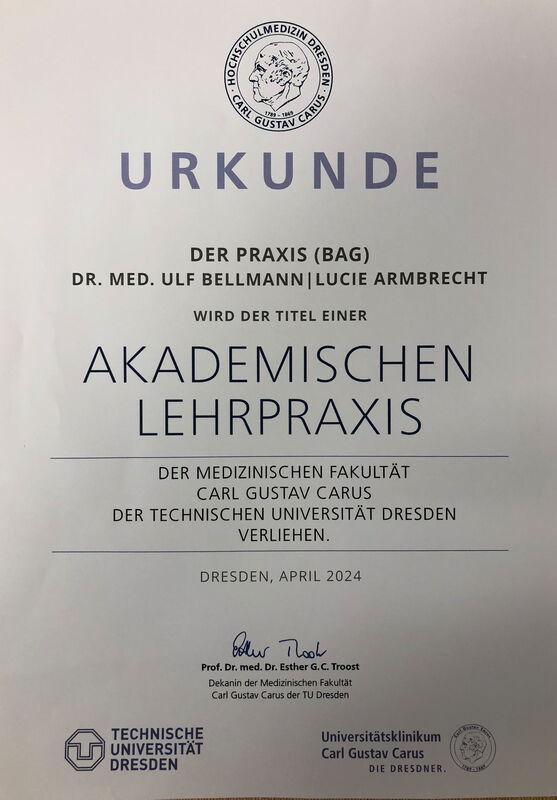 Akkreditierung zur Lehrpraxis